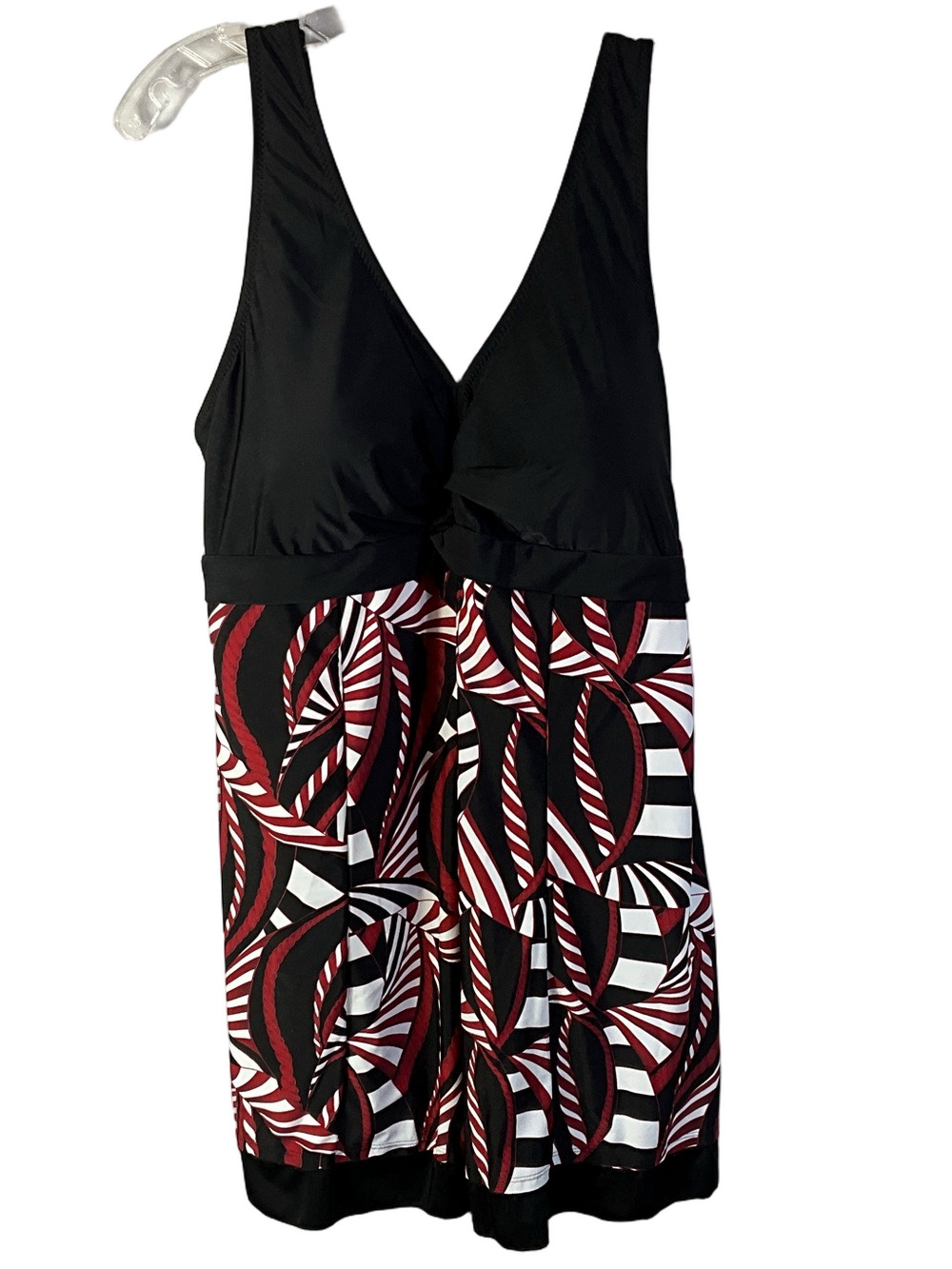 Ecupper Sleeveless Padded Lined Swim Dress With Shorts One Piece Size 4XL